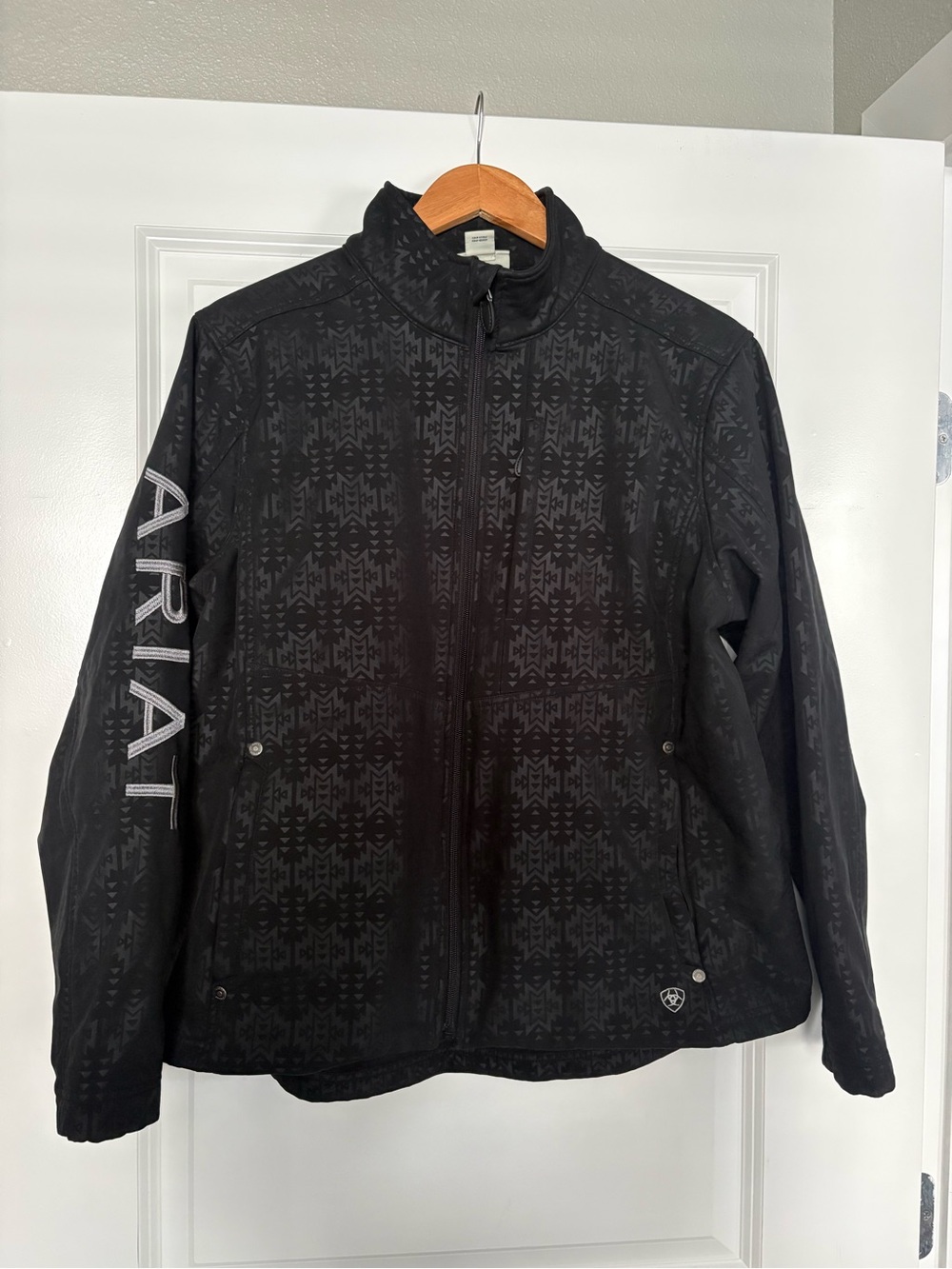 Ariat Black Patterned Utility Softshell Jacket